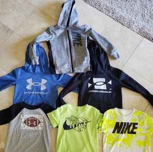 Lot of boys size 6 athletic clothes